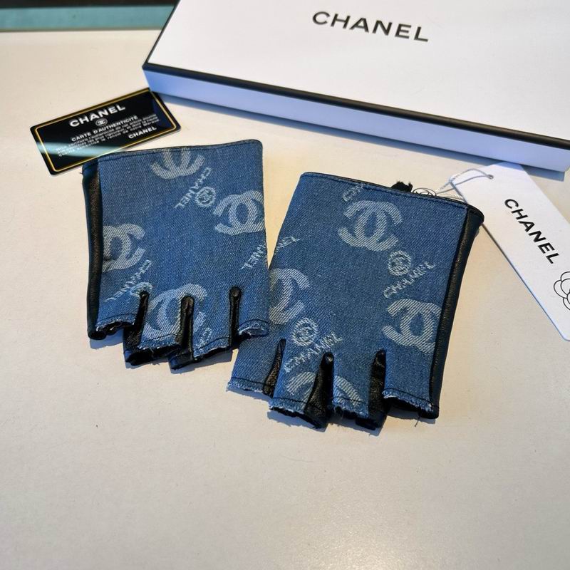 Chanel Gloves M L 091041